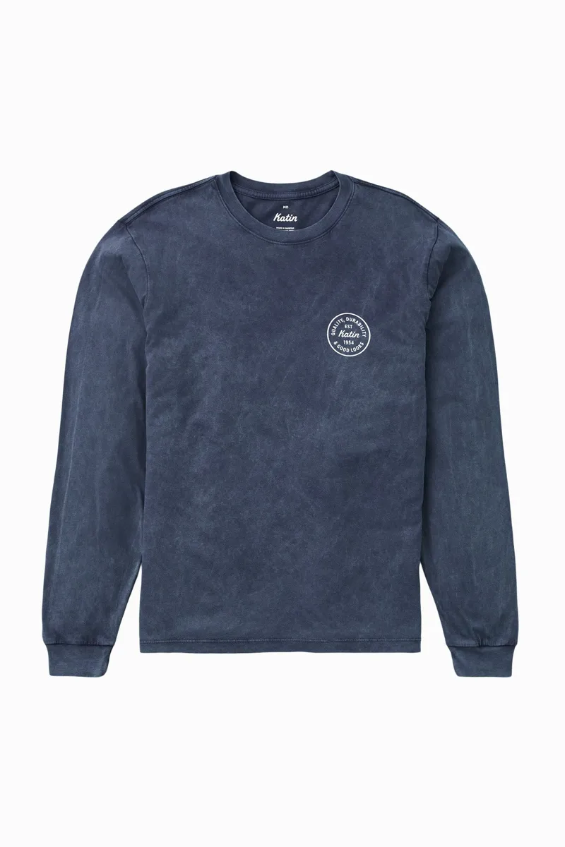 Katin League Long Sleeve Tee Navy Mineral-4